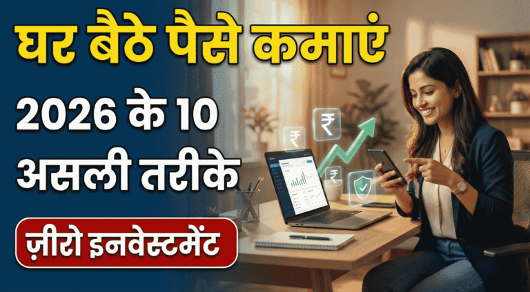 बिना इन्वेस्टमेंट के घर बैठे पैसे कैसे कमाए